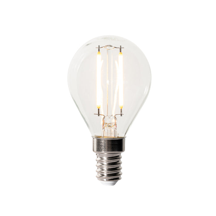 LUEDD Set van 5 E14 dimbare LED lampen P45 helder glas 3W 250 lm
