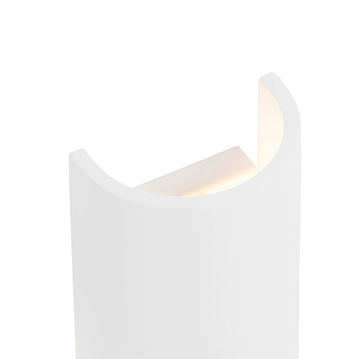 QAZQA Smart wandlamp wit rond incl. Wifi G9 - Colja Novo