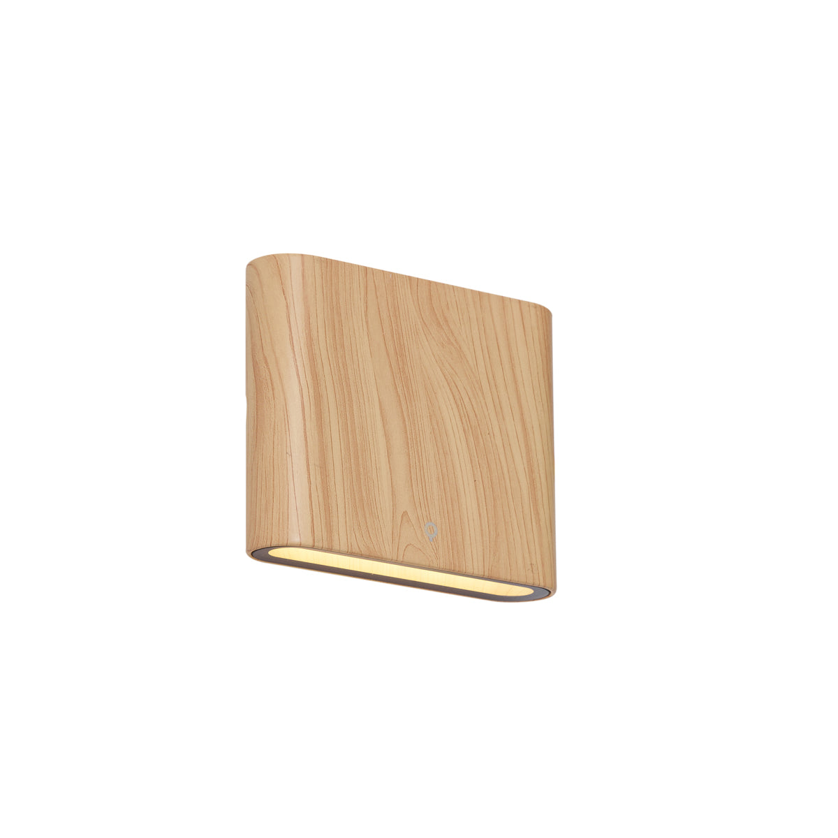 QAZQA Scandinavische buiten wandlamp hout print 11,5cm incl. LED IP65