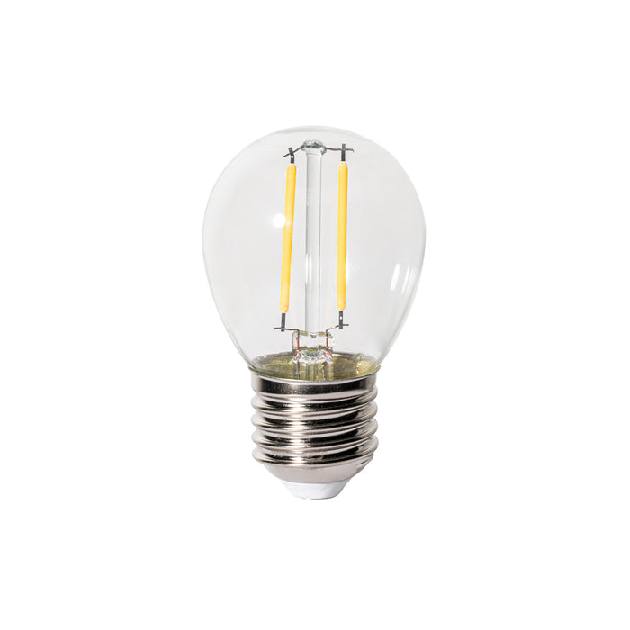 LUEDD E27 dimbare LED lamp P45 helder glas 3W 350 lm 3000K
