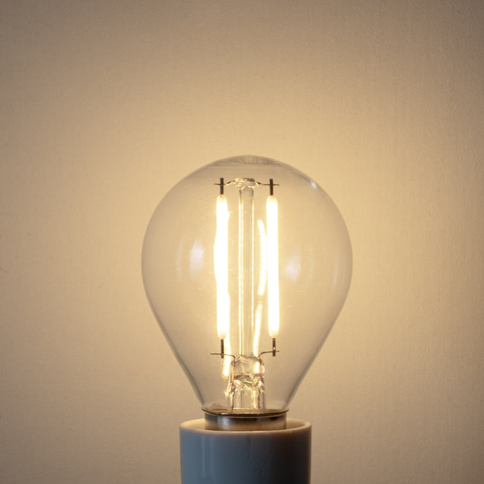 LUEDD E14 dimbare LED lamp P45 helder glas 3W 250 lm 3000K