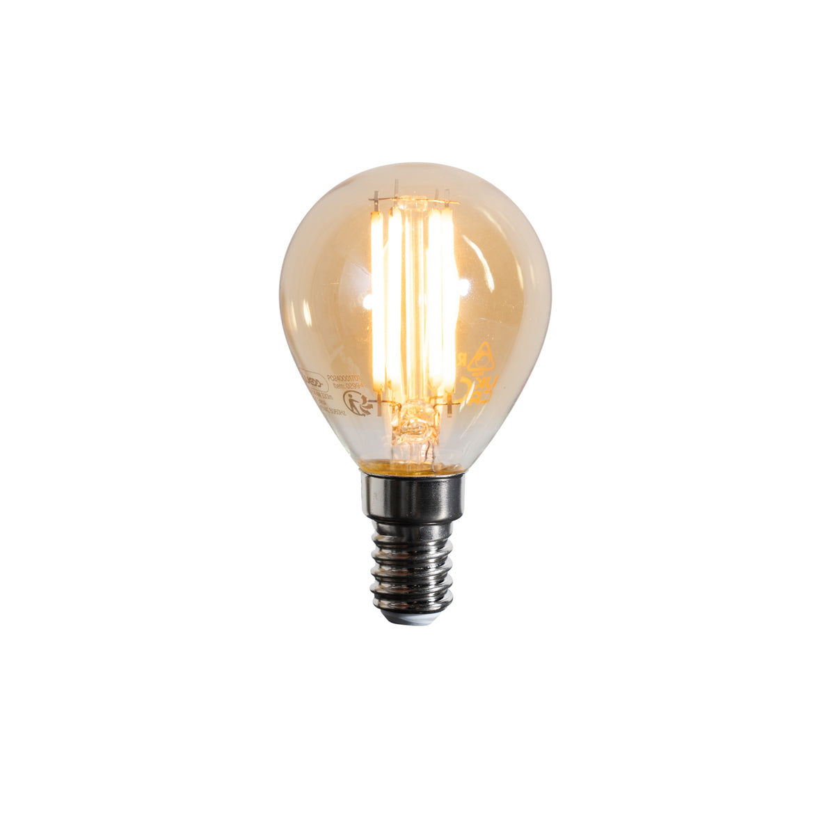 LUEDD E14 LED lamp G45 goud 2W 180 lm 2100K