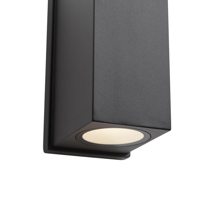 QAZQA Wandlamp zwart magnetisch incl. LED oplaadbaar - Sandy