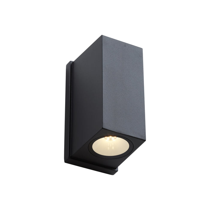 QAZQA Wandlamp zwart magnetisch incl. LED oplaadbaar - Sandy