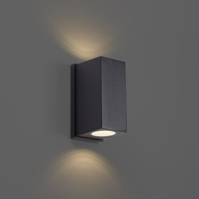 QAZQA Wandlamp zwart magnetisch incl. LED oplaadbaar - Sandy