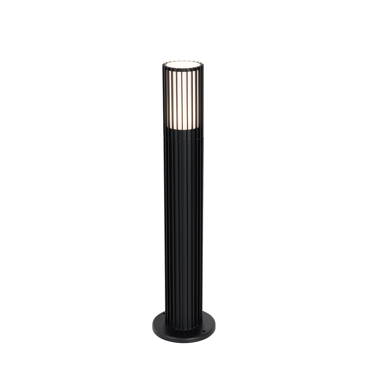 QAZQA Smart buiten paaltje zwart 50 cm IP44 RGBW incl. Wifi GU10 50mm