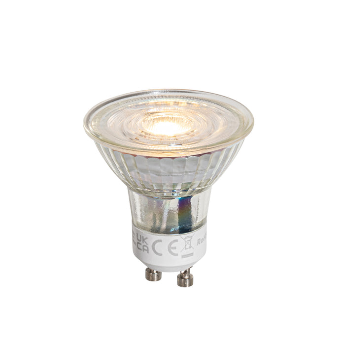 LUEDD Set van 5 GU10 50mm LED lampen helder 1W 80 lm 2200K