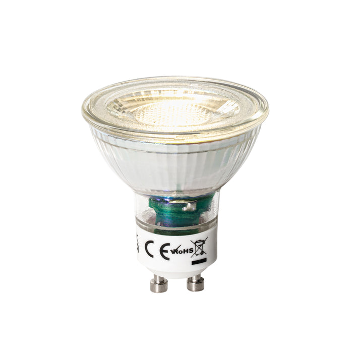 LUEDD Set van 5 GU10 3-staps dimbare LED lampen 7W 600 lm 3000K