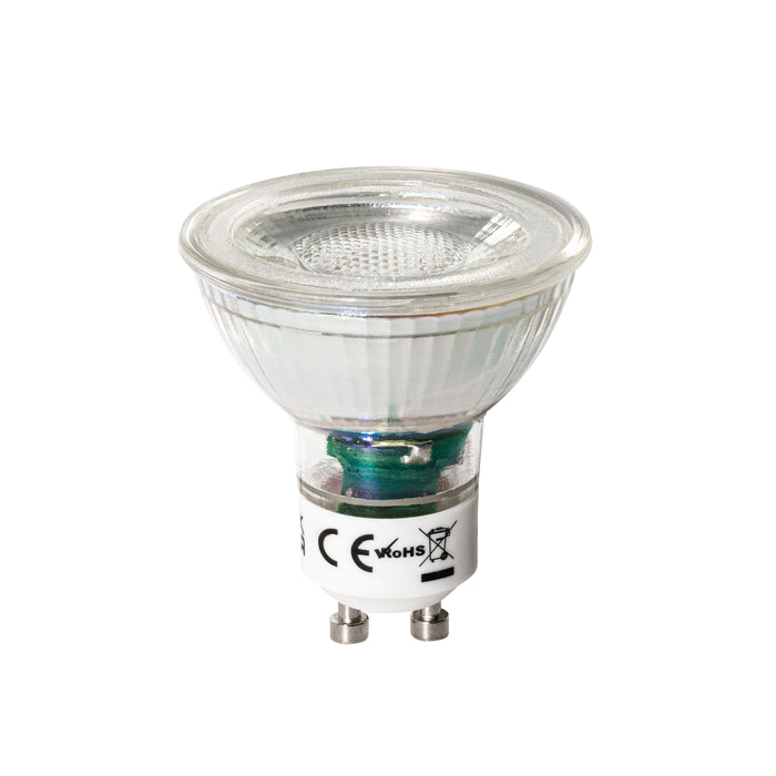 LUEDD Set van 5 GU10 3-staps dimbare LED lampen 7W 600 lm 3000K