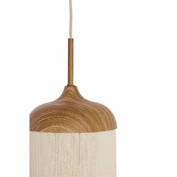 Light & Living Hanglamp Danialo - Bruin - Ø35x32cm