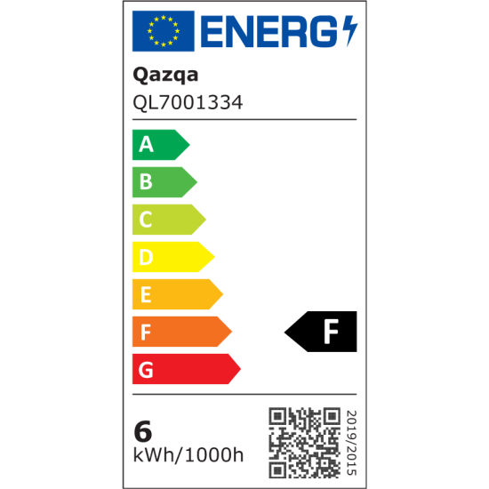 QAZQA Moderne wandlamp zwart incl. LED IP44 - Edwin Quadro