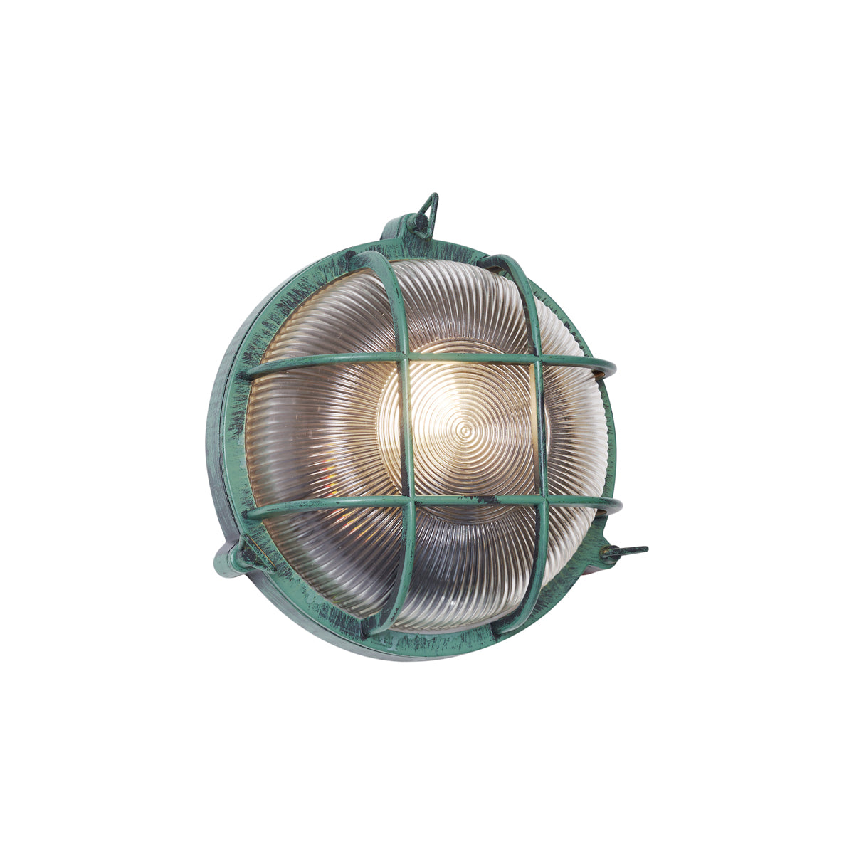 QAZQA Buiten wandlamp groen rond IP44 - Noutica