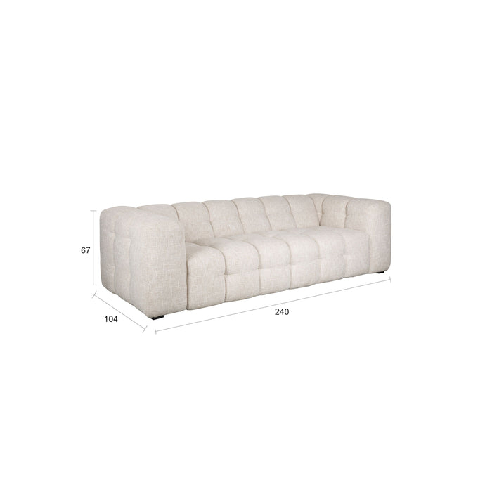 Housecraft Living Trenta 3-zitsbank Beige Linnen