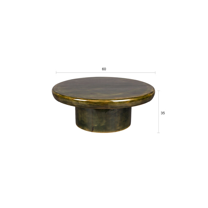 Dutchbone Mush Salontafel 60 cm - Groen