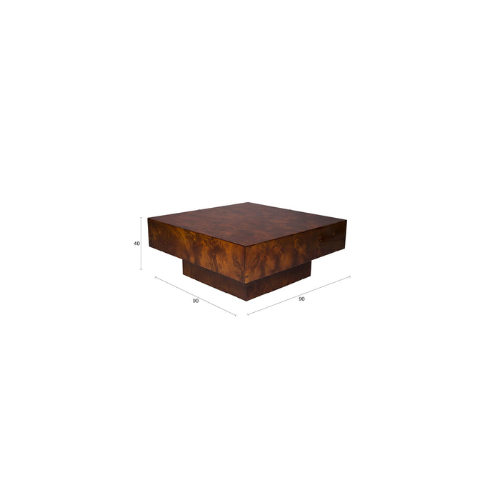 Dutchbone Quinn Salontafel Walnoot - Naturel