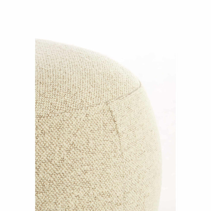Light & Living Poef Zenica - Wit - 53x41x38cm