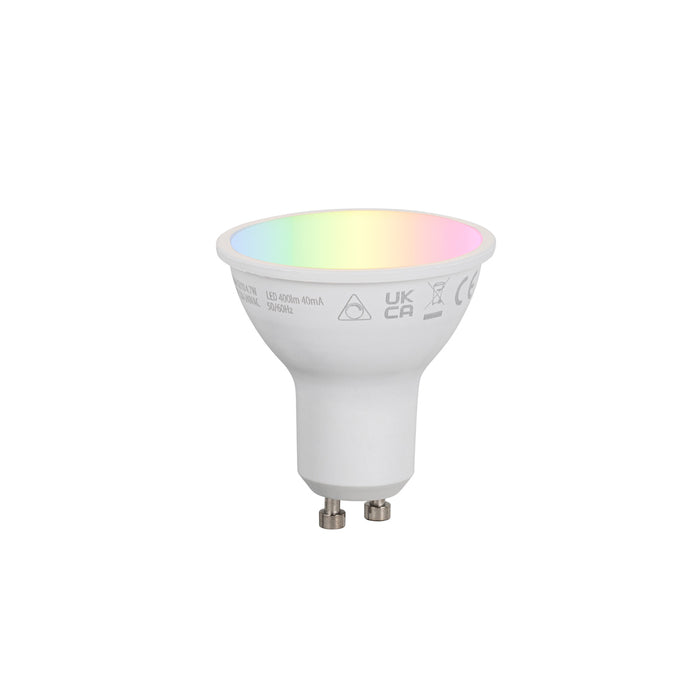 QAZQA Smart buiten paaltje zwart 50 cm IP44 RGBW incl. Wifi GU10 50mm