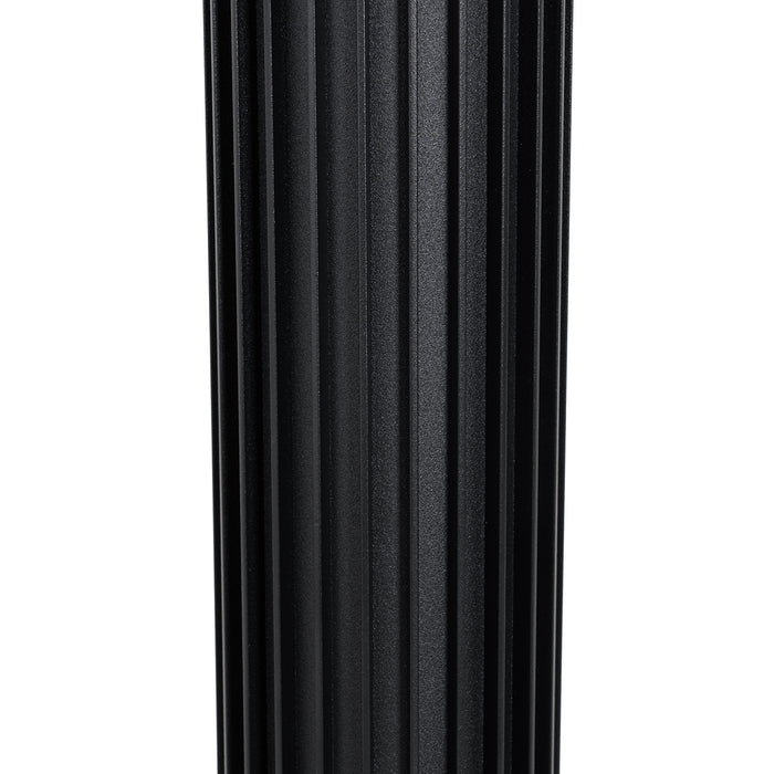 QAZQA Smart buiten paaltje zwart 50 cm IP44 RGBW incl. Wifi GU10 50mm