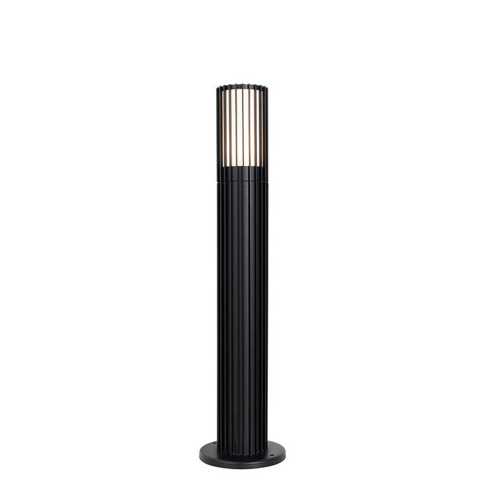 QAZQA Smart buiten paaltje zwart 50 cm IP44 RGBW incl. Wifi GU10 50mm