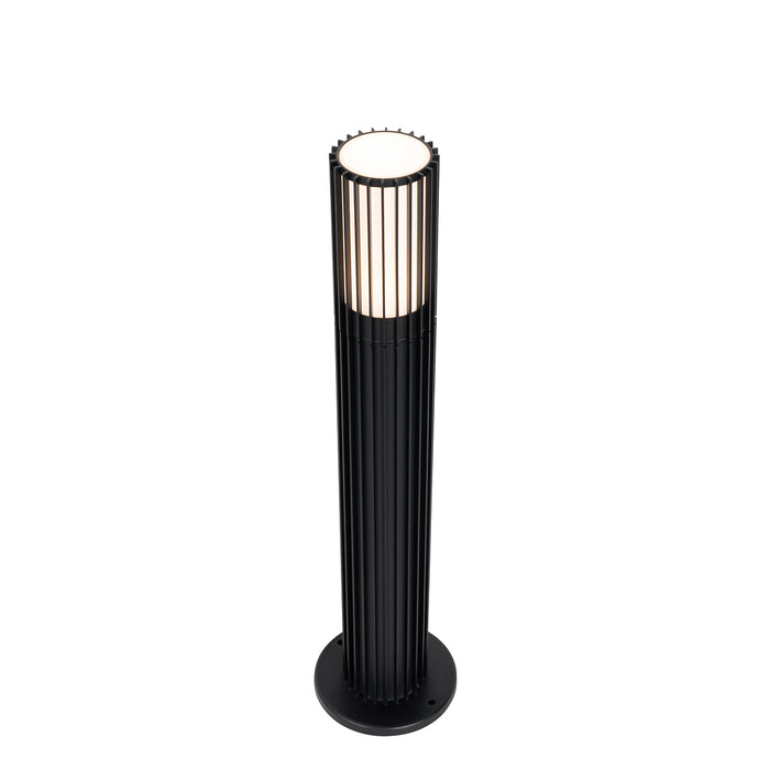 QAZQA Smart buiten paaltje zwart 50 cm IP44 RGBW incl. Wifi GU10 50mm