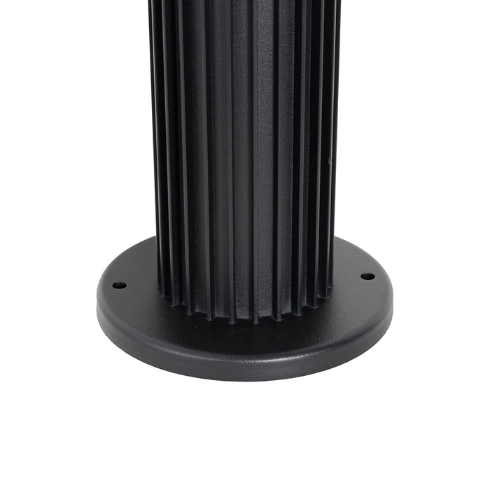 QAZQA Smart buiten paaltje zwart 50 cm IP44 RGBW incl. Wifi GU10 50mm