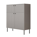 Meubella - Dressoir Ilux 2 - Grijs - 105 cm
