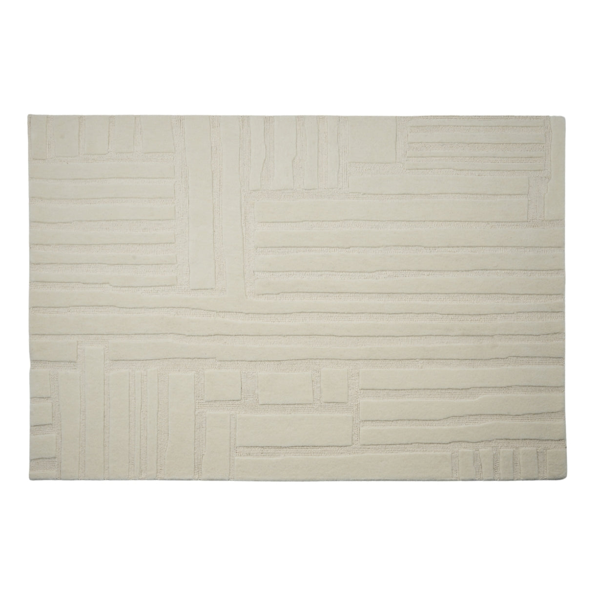 Giga Meubel - Vloerkleed Rechthoek - Beige Wol - 200x300x2cm - Novi