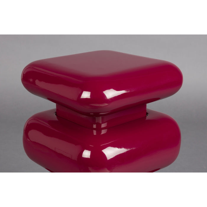Dutchbone Stubby Bijzettafel Bordeauxrood