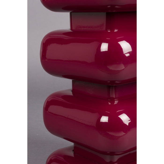 Dutchbone Stubby Bijzettafel Bordeauxrood