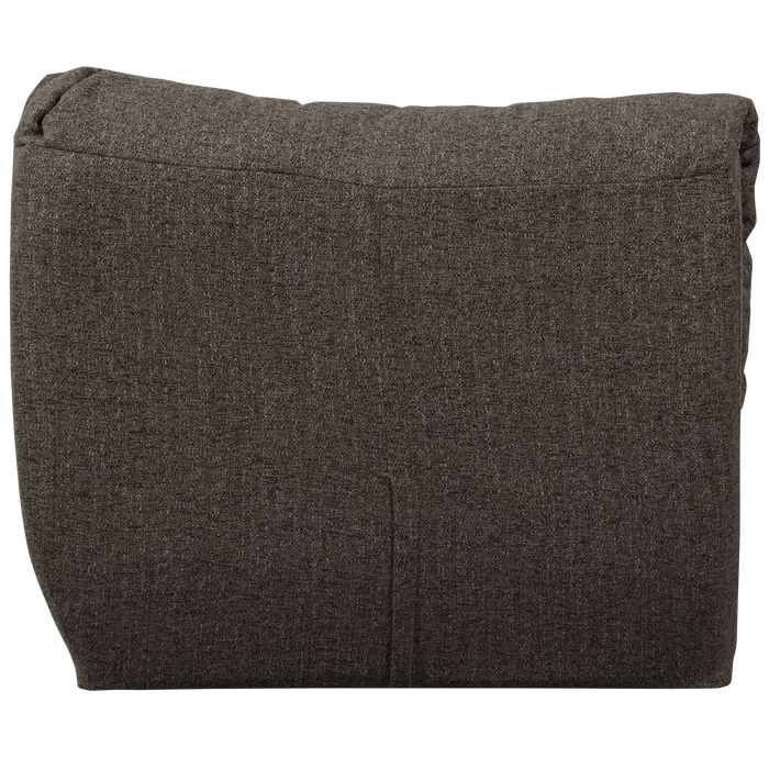 WOOOD Baggy Hoekelement - Geweven Stof - Warmgrijs Melange - 81x96x96