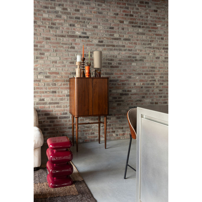 Dutchbone Stubby Bijzettafel Bordeauxrood