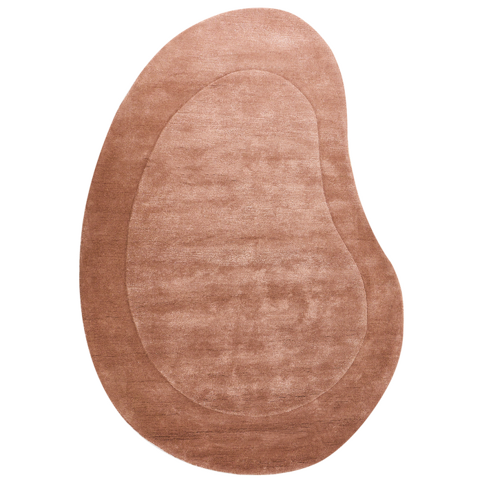 Beliani - MASSO - Vloerkleed - Goudbruin - 160 x 230 - Viscose