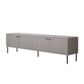 Meubella - TV-Meubel Ilux - Grijs - 204 cm