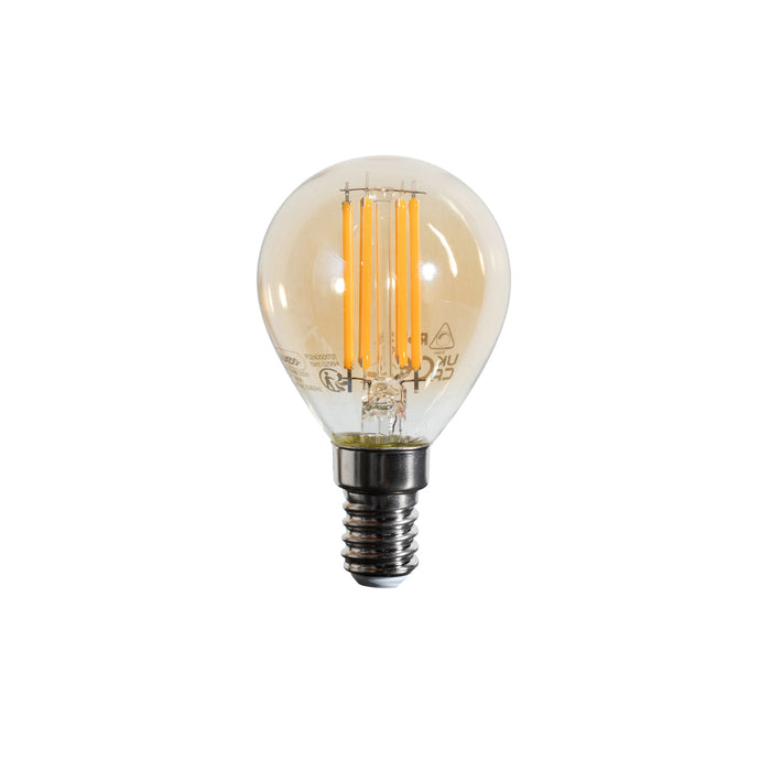 LUEDD E14 LED lamp G45 goud 2W 180 lm 2100K