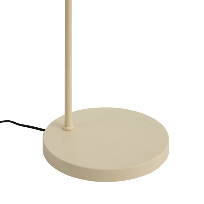 QAZQA Japandi vloerlamp beige met kap - Gertie