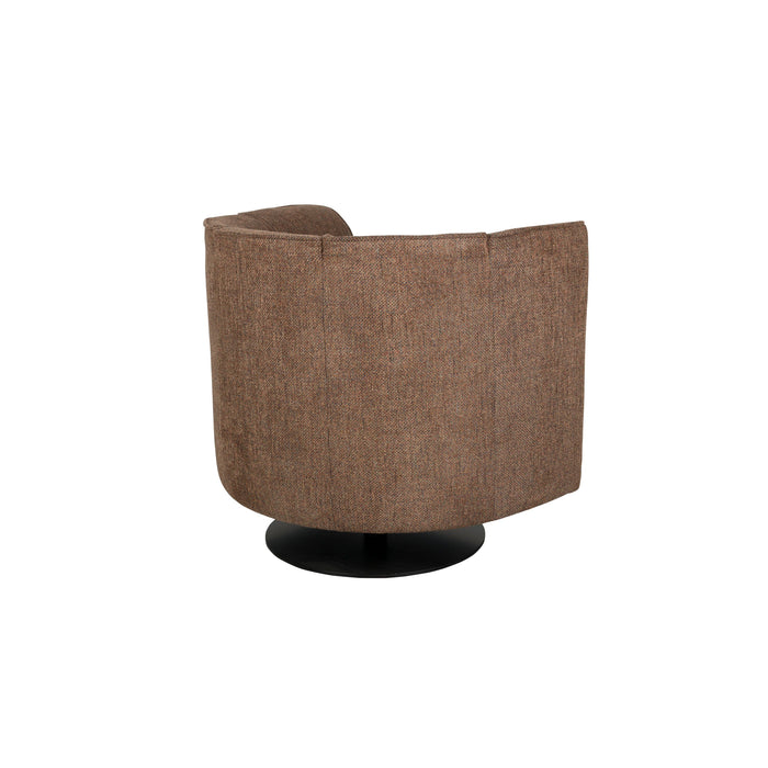 Dutchbone Flower Fauteuil| Draaistoel Bruin
