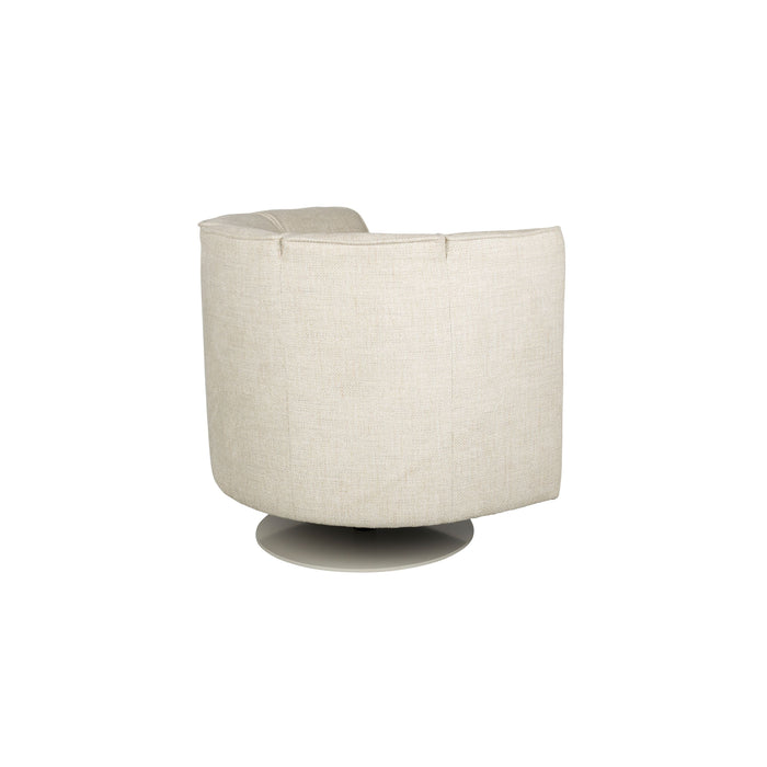 Dutchbone Flower Fauteuil| Draaistoel Beige