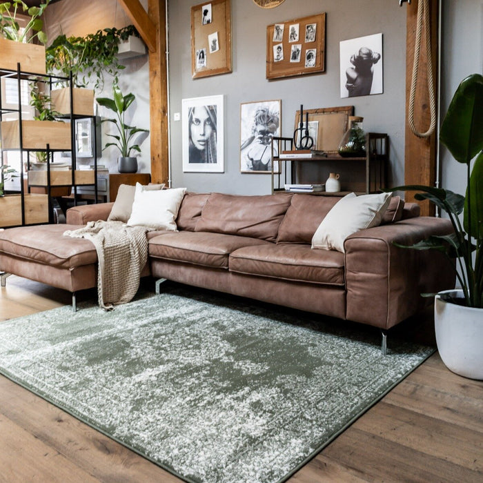Eva Interior - Vloerkleed - Bloom - Polypropyleen - Groen