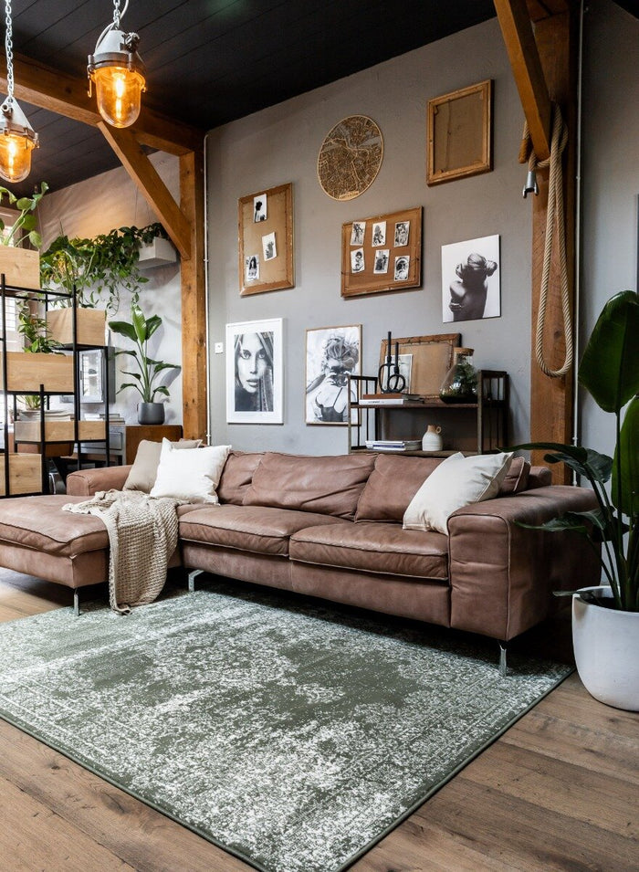 Eva Interior - Vloerkleed - Bloom - Polypropyleen - Groen