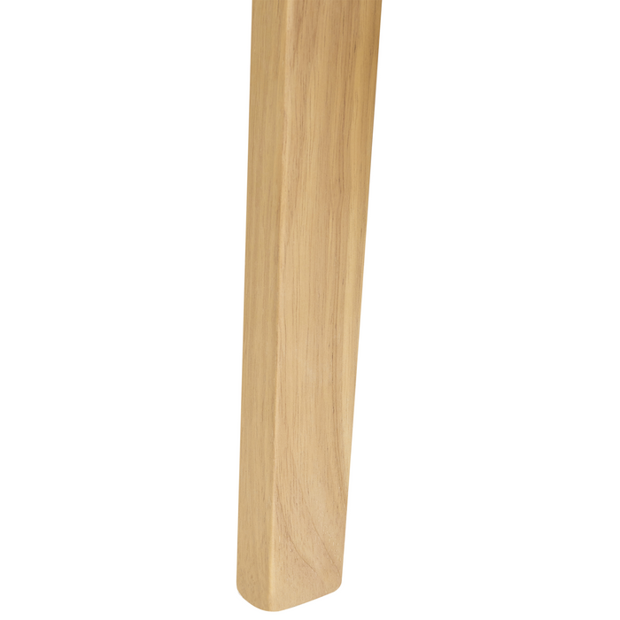 Beliani-ANOKA-Eetkamerstoel set van 2-Lichtbeige|Lichtbruin-Rubberhout