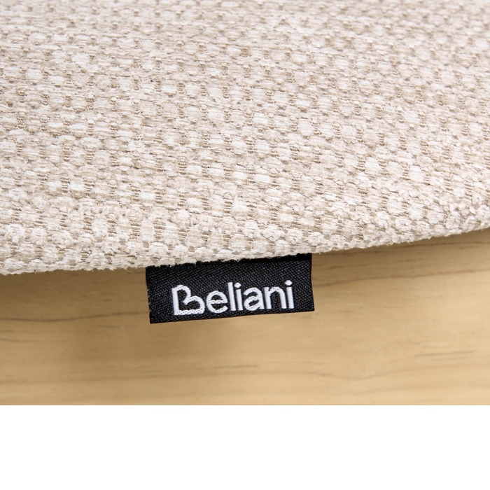 Beliani-ANOKA-Eetkamerstoel set van 2-Lichtbeige|Lichtbruin-Rubberhout