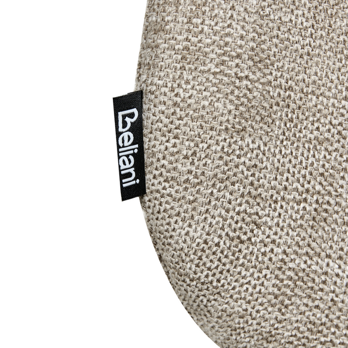 Beliani - BRONTE - Eetkamerstoel set van 2 - Beige - Polyester