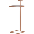 WOOOD Toste Bijzettafel - Metaal - Oud Roze - 64x22x22