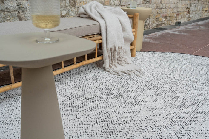 Eva Interior Buitenkleed Dahl Ovaal - Zwart - Dubbelzijdig