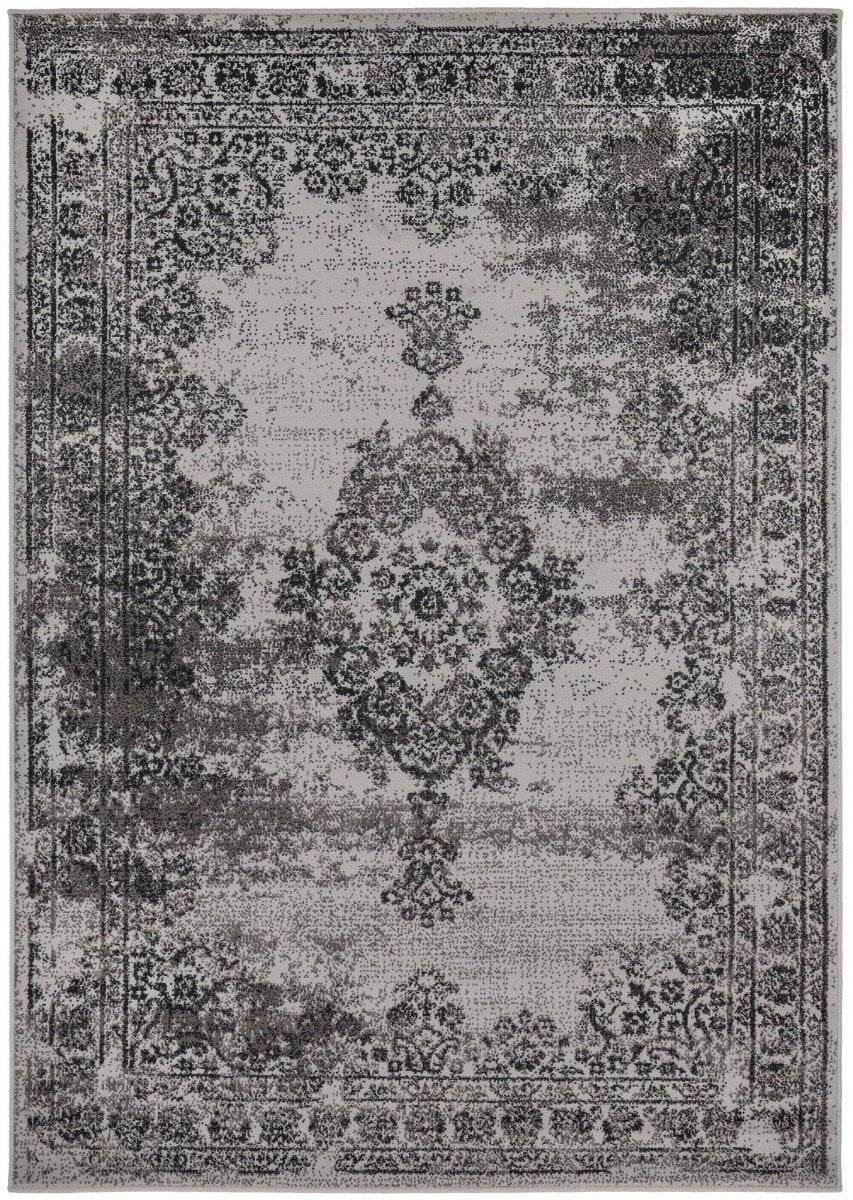 Vintage Vloerkleed Bloom - Grijs - EVA Interior - 80 x 150 cm