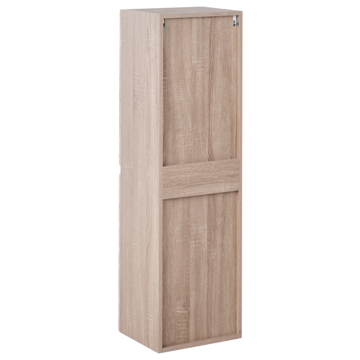Beliani - URUCU - Wandgemonteerde badkamerkast - Lichtbruin - MDF