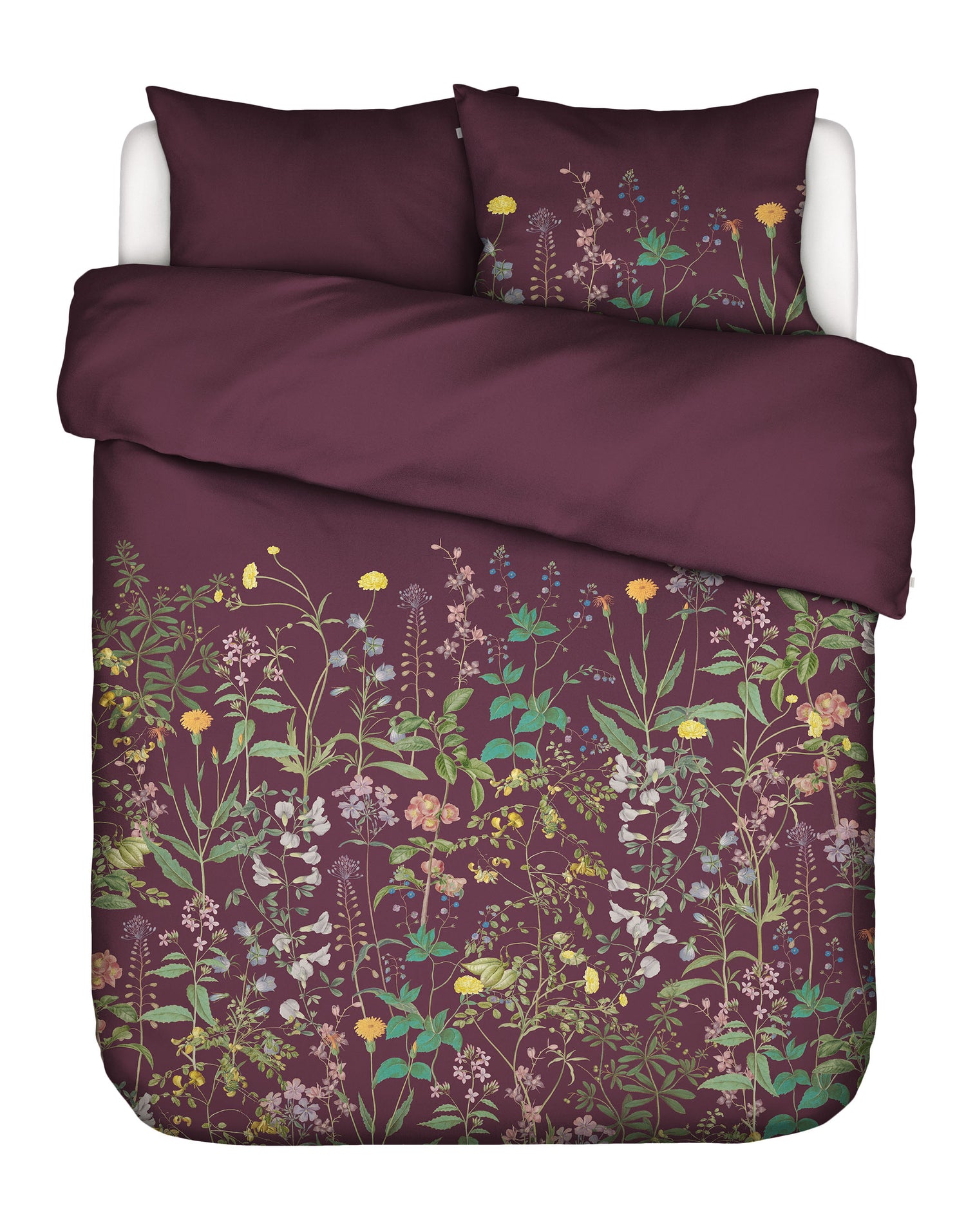 Essenza Augustina Dekbedovertrek 200 x 200|220 cm - Mauve Wine
