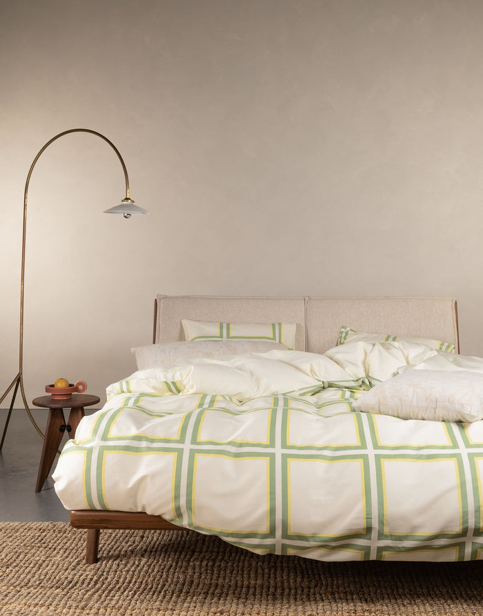 Essenza Luca Dekbedovertrek 200 x 200|220 cm - Basil Green