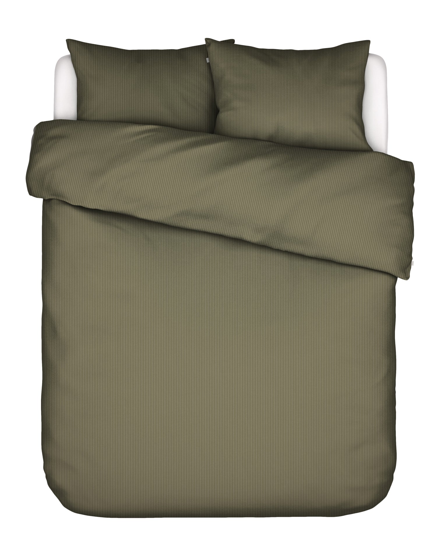 Essenza Coletta Dekbedovertrek 200 x 200|220 cm - Mosgroen