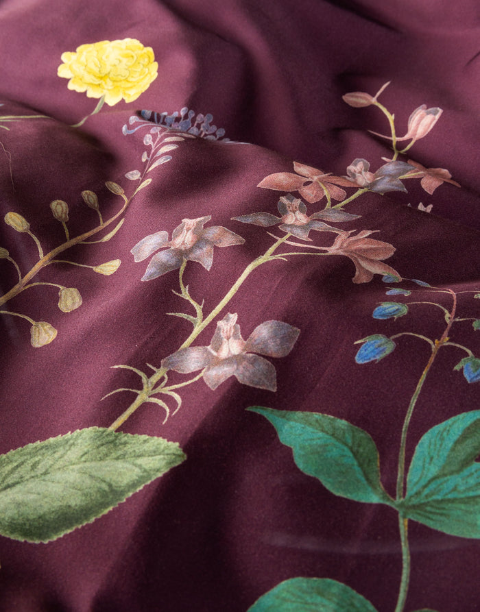 Essenza Augustina Dekbedovertrek 140 x 200|220 cm - Mauve Wine